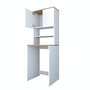 Hanah Home Armario para Lavadora KD101 - 1950 - Walnut